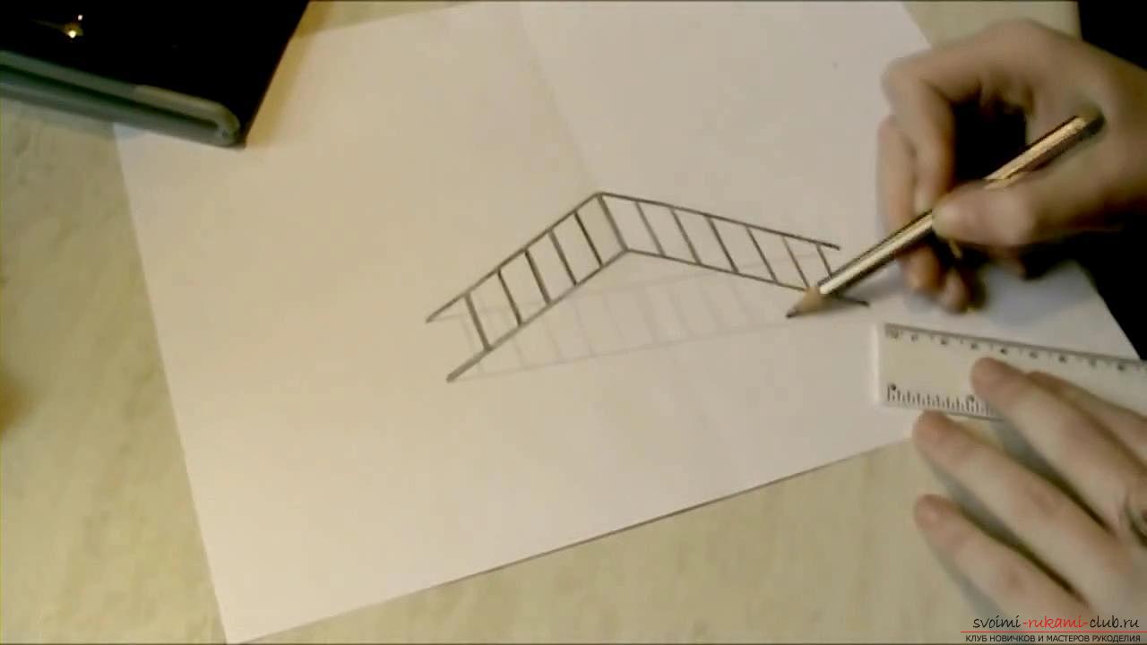 Пошаговые рисунки 3d Пошаговые рисунки 3d