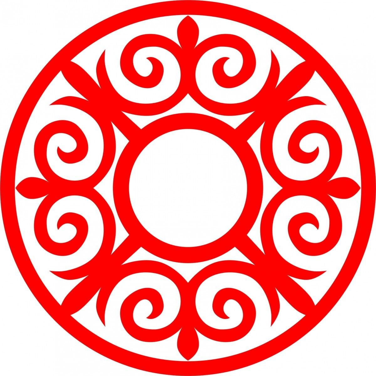 Орнамент осетинский Аланский круг